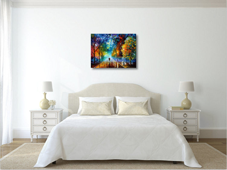 Abstract Oil Painting Wall Art On Canvas By Leonid Afremov - Freshness Of Cold