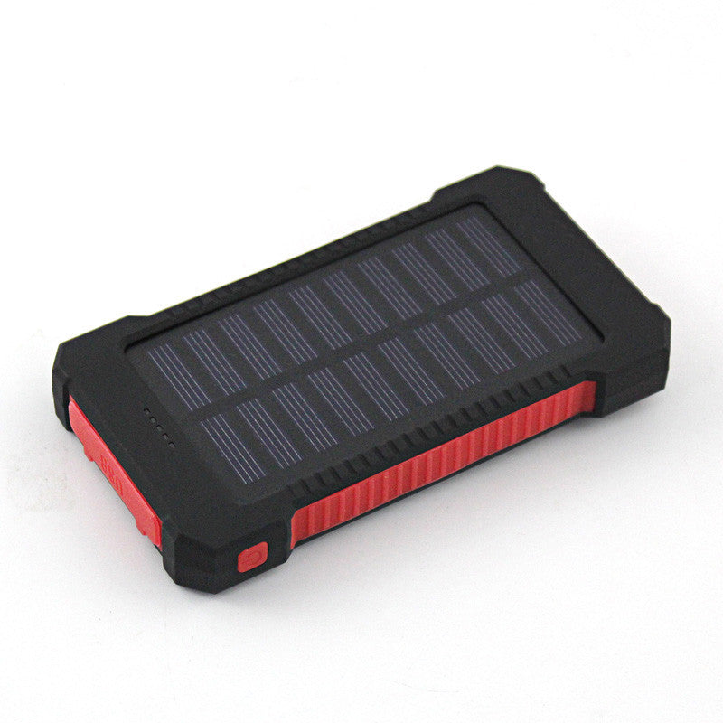 2017 New Portable Waterproof Solar Power Bank 10000mah Dual-USB Solar Battery Charger powerbank for all Phone Universal Charger