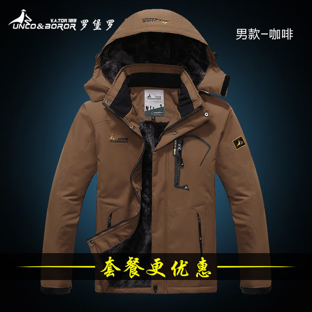 2017 de Gran Tamaño de 9 Colores Chaqueta de Invierno Outwear Caliente de Los Hombres A Prueba de Viento Campana Chaqueta de Los Hombres Calientes Hombres Parkas Tamaño L-6XL