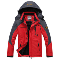 2017 de Gran Tamaño de 9 Colores Chaqueta de Invierno Outwear Caliente de Los Hombres A Prueba de Viento Campana Chaqueta de Los Hombres Calientes Hombres Parkas Tamaño L-6XL
