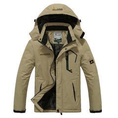 2017 de Gran Tamaño de 9 Colores Chaqueta de Invierno Outwear Caliente de Los Hombres A Prueba de Viento Campana Chaqueta de Los Hombres Calientes Hombres Parkas Tamaño L-6XL