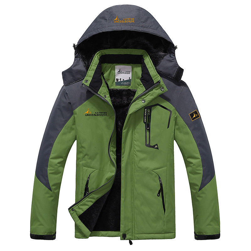2017 de Gran Tamaño de 9 Colores Chaqueta de Invierno Outwear Caliente de Los Hombres A Prueba de Viento Campana Chaqueta de Los Hombres Calientes Hombres Parkas Tamaño L-6XL