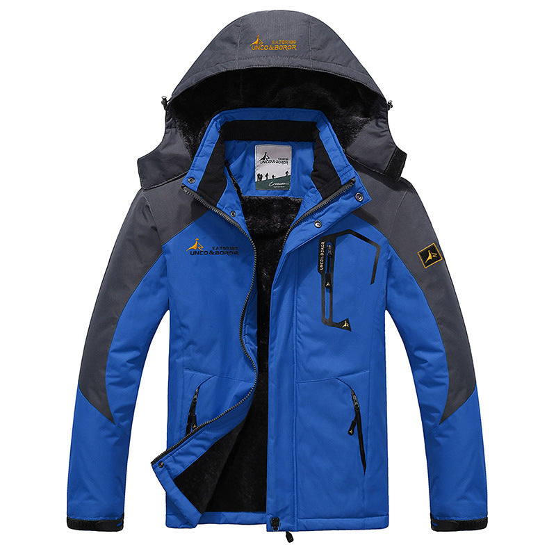 2017 de Gran Tamaño de 9 Colores Chaqueta de Invierno Outwear Caliente de Los Hombres A Prueba de Viento Campana Chaqueta de Los Hombres Calientes Hombres Parkas Tamaño L-6XL