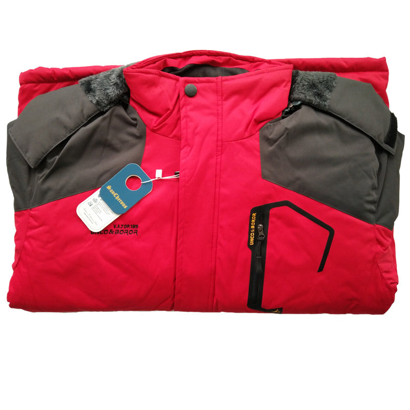 2017 de Gran Tamaño de 9 Colores Chaqueta de Invierno Outwear Caliente de Los Hombres A Prueba de Viento Campana Chaqueta de Los Hombres Calientes Hombres Parkas Tamaño L-6XL