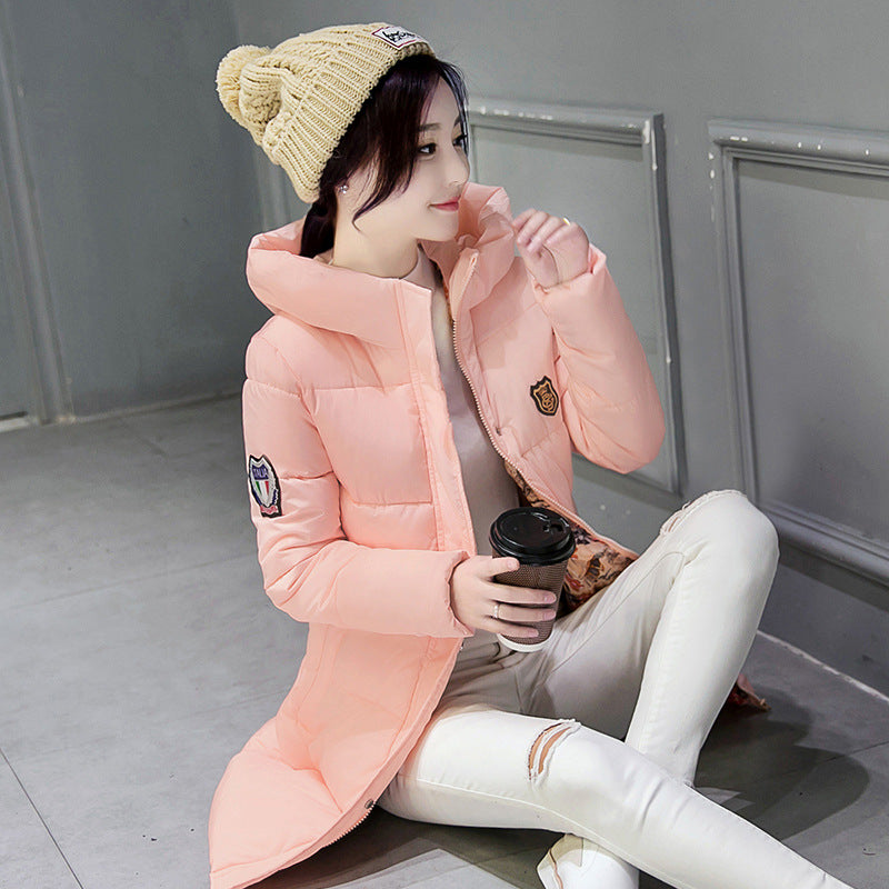 2017 venta caliente de las mujeres chaqueta de invierno con capucha mujer outwear algodón plus talla 3XL warm coat espesar jaqueta feminina señoras camperas