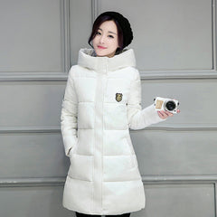 2017 venta caliente de las mujeres chaqueta de invierno con capucha mujer outwear algodón plus talla 3XL warm coat espesar jaqueta feminina señoras camperas