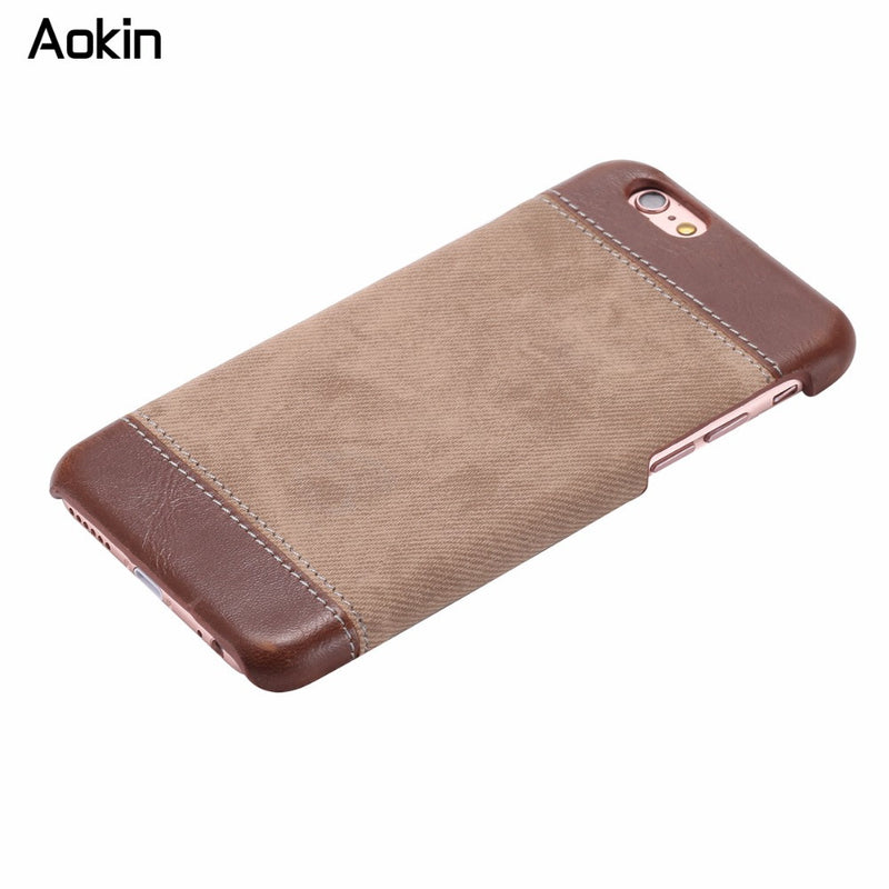 Aokin Artistic Phone Jean Case For iPhone 6 6s 6 Plus 6s Plus Samsung Note 7 S6 S7 Full Protective Back Cases Coque Accessories