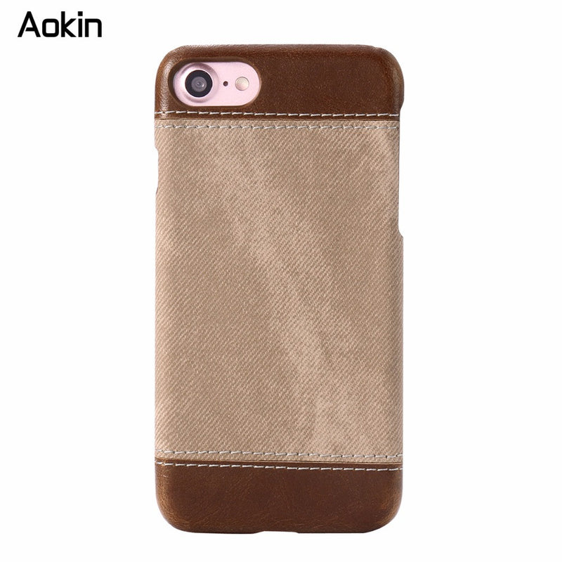 Aokin Artistic Phone Jean Case For iPhone 6 6s 6 Plus 6s Plus Samsung Note 7 S6 S7 Full Protective Back Cases Coque Accessories