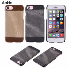 Aokin Artistic Phone Jean Case For iPhone 6 6s 6 Plus 6s Plus Samsung Note 7 S6 S7 Full Protective Back Cases Coque Accessories