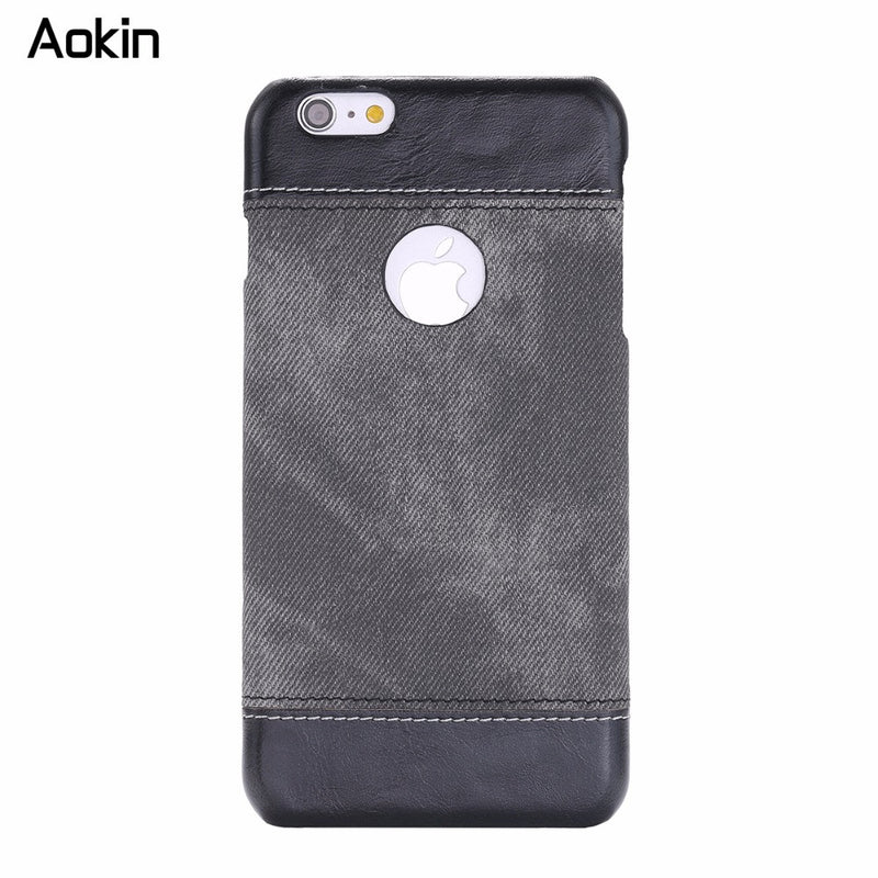 Aokin Artistic Phone Jean Case For iPhone 6 6s 6 Plus 6s Plus Samsung Note 7 S6 S7 Full Protective Back Cases Coque Accessories