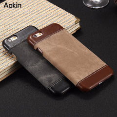 Aokin Artistic Phone Jean Case For iPhone 6 6s 6 Plus 6s Plus Samsung Note 7 S6 S7 Full Protective Back Cases Coque Accessories