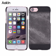 Aokin Artistic Phone Jean Case For iPhone 6 6s 6 Plus 6s Plus Samsung Note 7 S6 S7 Full Protective Back Cases Coque Accessories