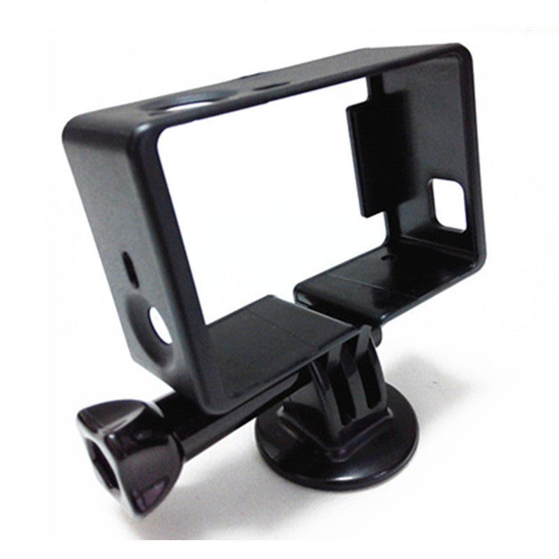 CENINE Protective Standard Frame for Go Pro Accessories Housing Case Border + Tripod Adapter Mount + Screw for GoPro Hero 4 3 3+