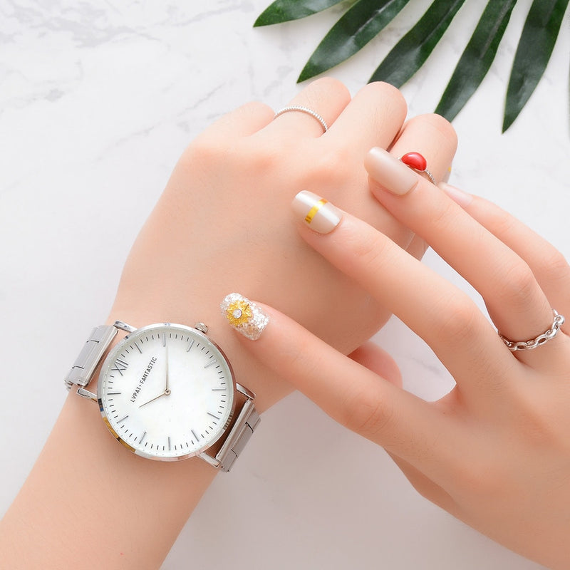 Women Watches Stainless Steel Brand Fashion Ladies Wristwatch Creative Quartz Clock simple Cheap Luxury Watch relogio feminino