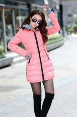 Women's cotton-padded jacket 2016 winter medium-long down cotton plus size jacket female slim ladies jackets and coats YG888