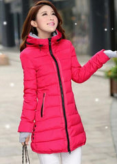 Women's cotton-padded jacket 2016 winter medium-long down cotton plus size jacket female slim ladies jackets and coats YG888