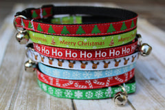 Christmas Cat Collars - Christmas Cat Harness - XS Christmas Dog Collar - Holiday Cat Collar - Kitten collar - XS Christmas Dog Harness