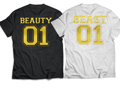 Beauty beast, beauty-and-the-beast-shirt, beauty beast shirts, couples shirts, boyfriend girlfriend shirts.